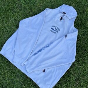 Vintage Orange County Choppers Mens Sz XL Hoodie Motorcycle Y2K OCC Flame Sleeve